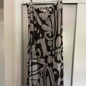 Banana Republic- Brown print maxi skirt -Size 14